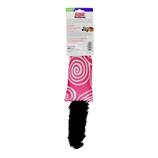 Kong Juguete Cr5 Kickero Swiri Pattern Gato *1