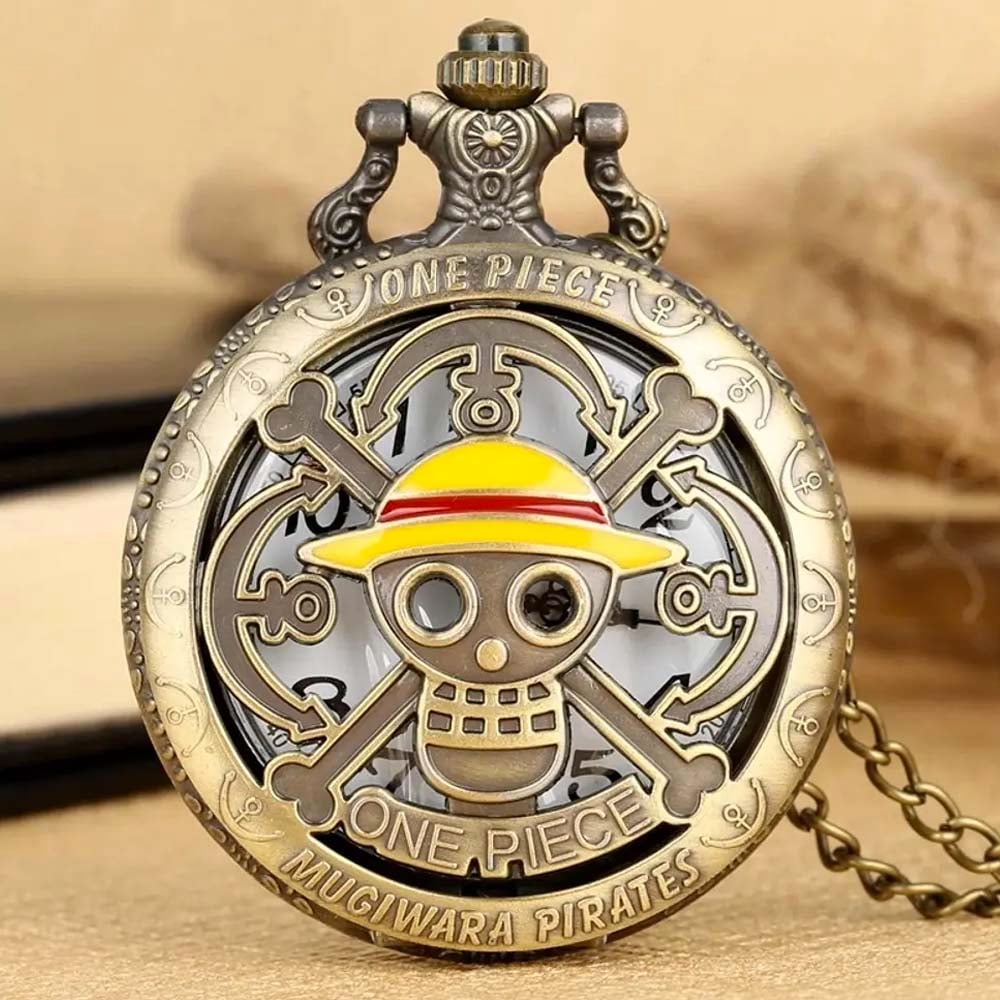 One Piece Colores Reloj de Bolsillo Vintage Collar