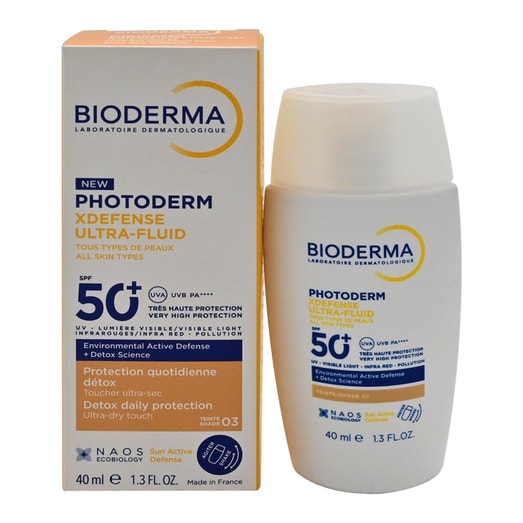 Bioderma Protector Solar Photoderm Xdefense Ultra-Fluid Spf50+ Tono 3 Doree 40 ml