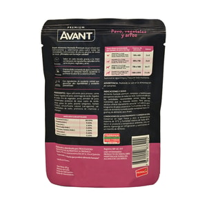 Avant Alimento Humedo Perro Adulto Pavo, Vegetales Y Arroz *85G