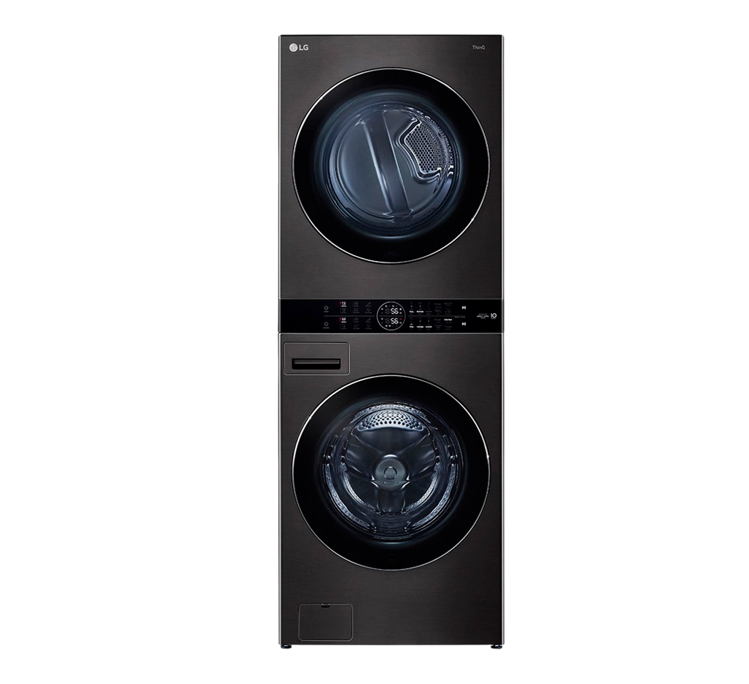 LG Torre Lavadora / Secadora Eléctrica Negro