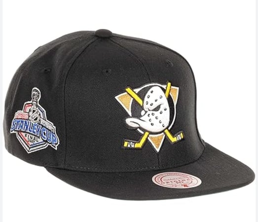 Mitchell & Ness Ducks Negra Plana
