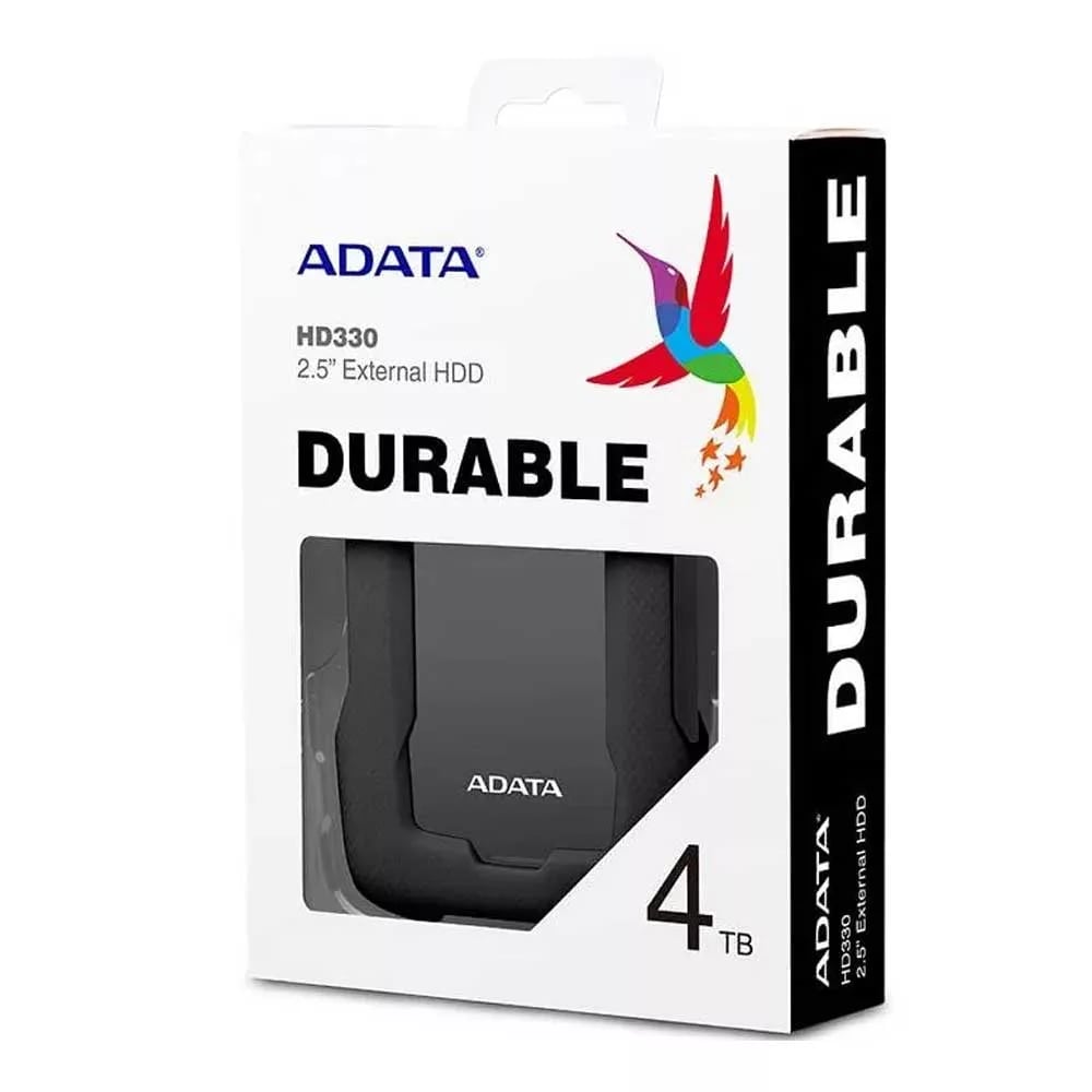 DISCO EXTERNO ADATA HD330 4TB NEGRO