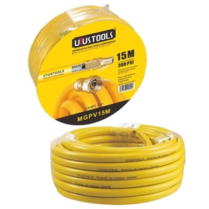 MANGUERA AIRE P/COMPRESOR 1/4"X15M M/H 250PSI UYUSTOOLS MGPV15M