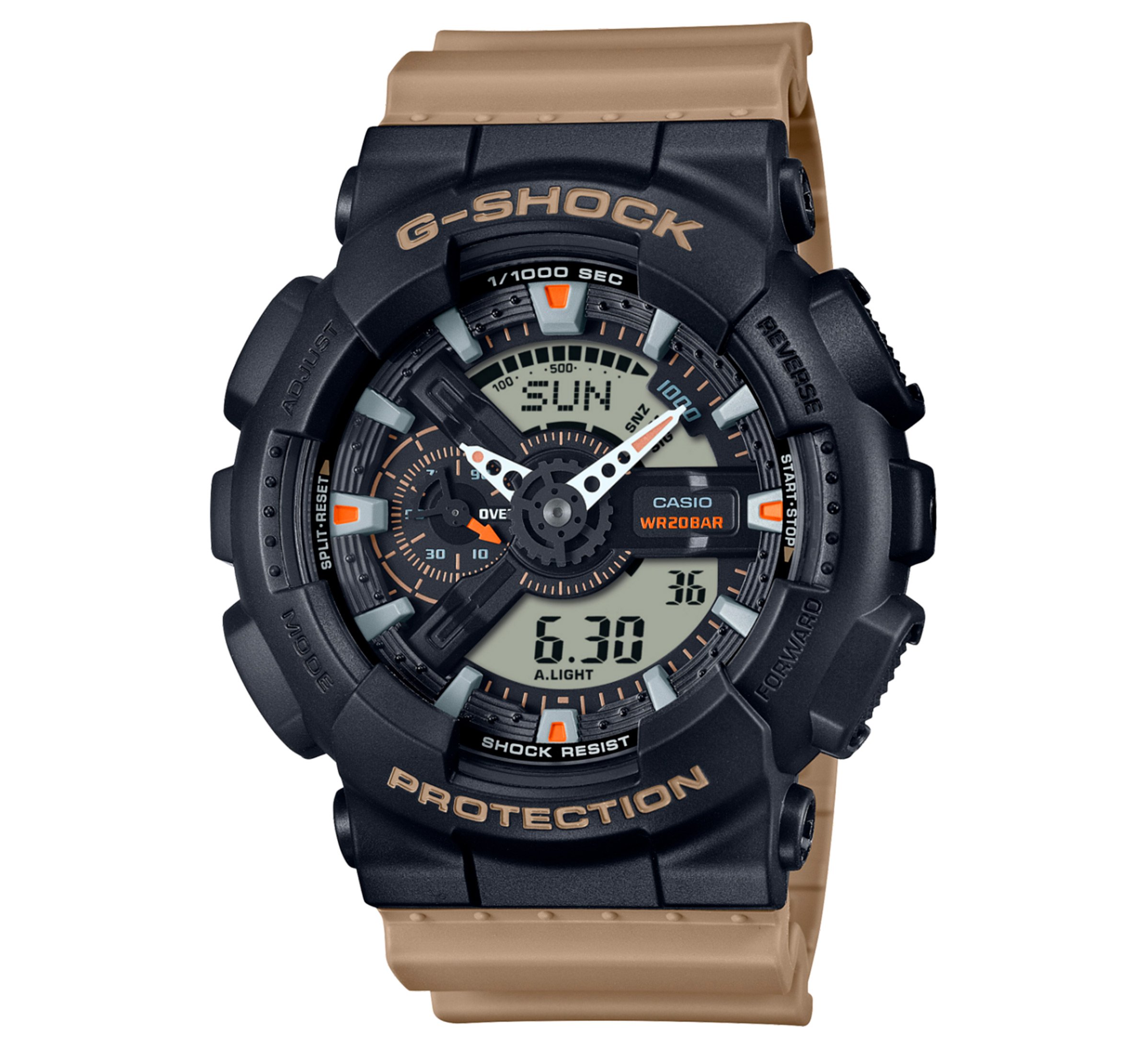 Casio Reloj G-Shock Hombre Digital/ Analógico Negro / Beige