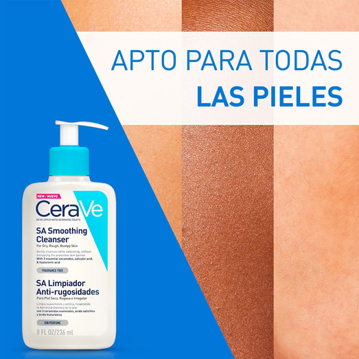 Cerave Gel Limpiador Sa Anti-Rug P-Sec 236 ml