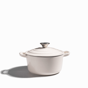 Olla blanca en hierro fundido 20cm