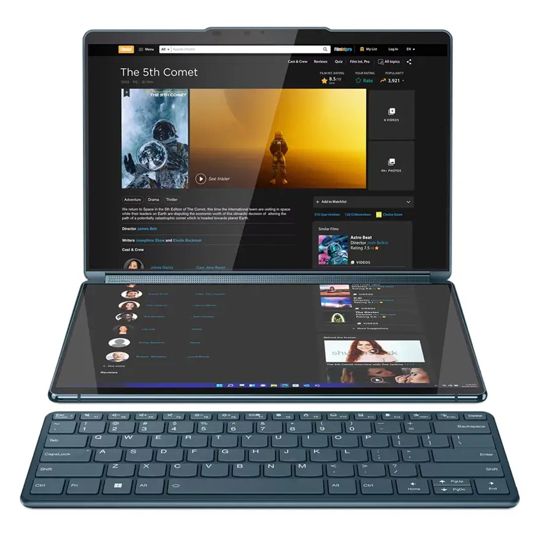 COMPUTADOR LENOVO YOGA BOOK 9 13IRU8 CORE I7 1355U 16RAM 1TB SSD INTEL IRIS XE GRAFICOS WIN 11