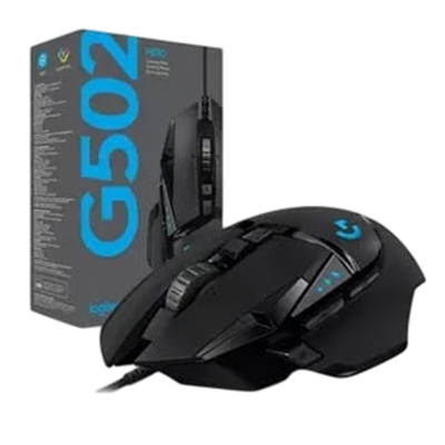 LOGITECH GAMING MOUSE G502 HERO RATON OPTICO 11 BOTONES CABLEADO USB