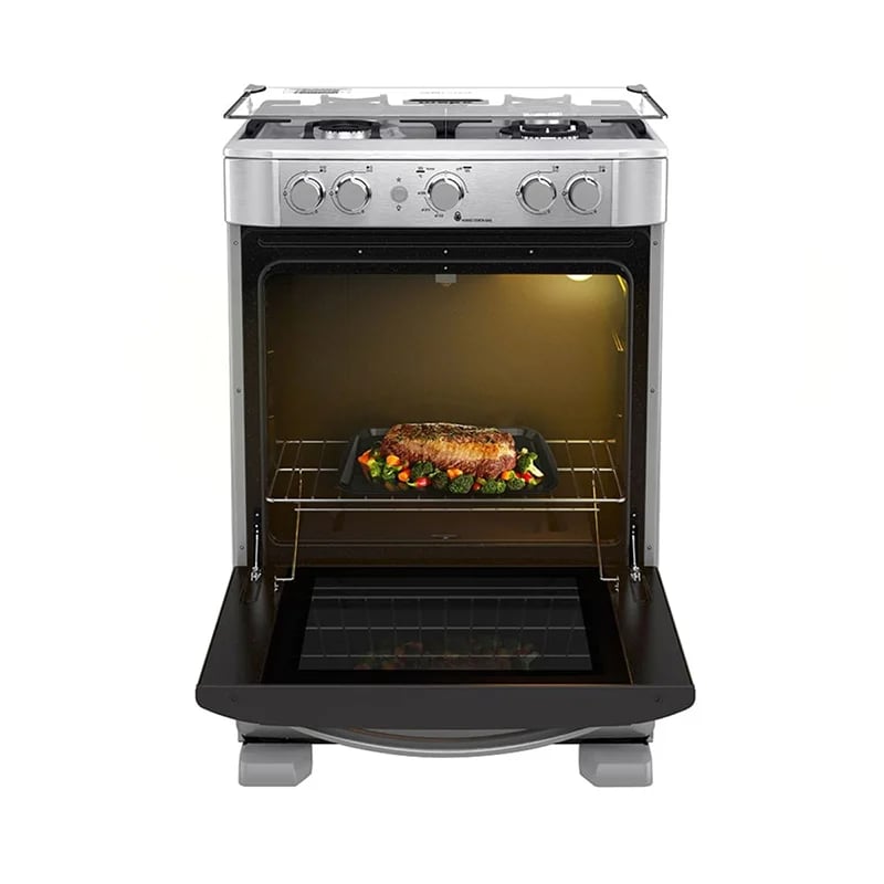 Cocina Mabe a Gas 4 Quemadores EM6060FX2 - GRILL