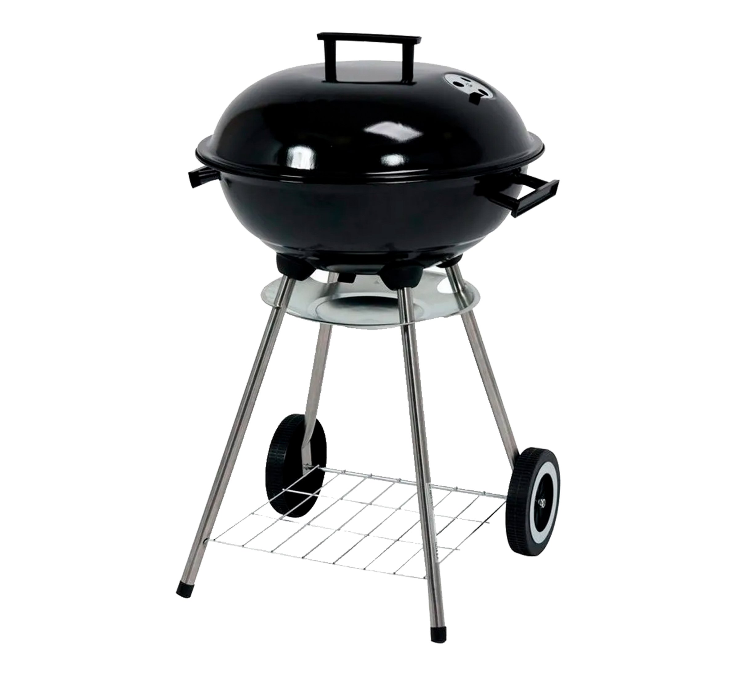 Asador Circular Parrilla De Carbón