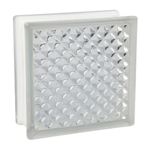 BLOQUE VIDRIO 19X19CM ROMBOS