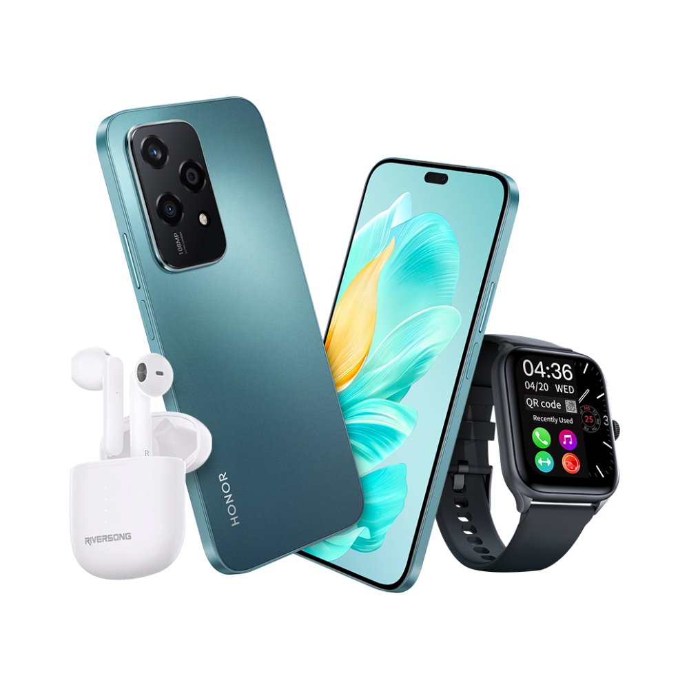 HONOR 200 LITE AZUL 8GB  / 256GB + EARBUDS + SMARTWATCH