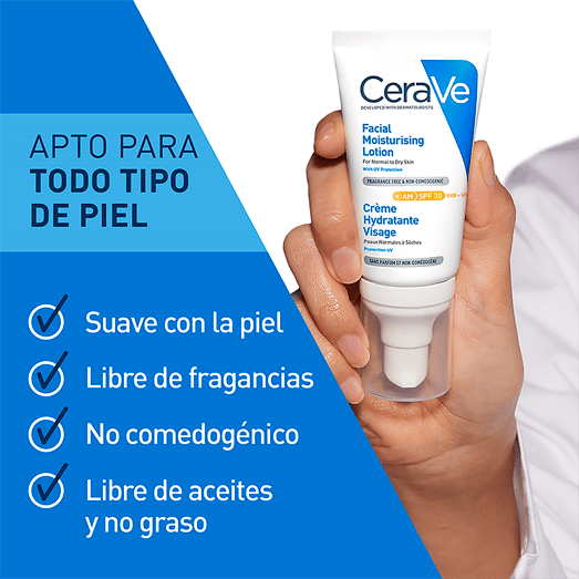 Cerave Crema Hidratante Spf30+ 52 ml