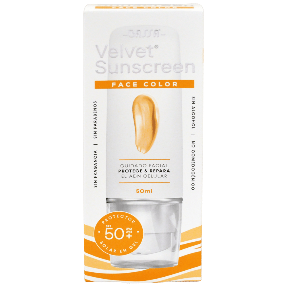 Velvet Protector Solar Gel 50+ Color 50 ml