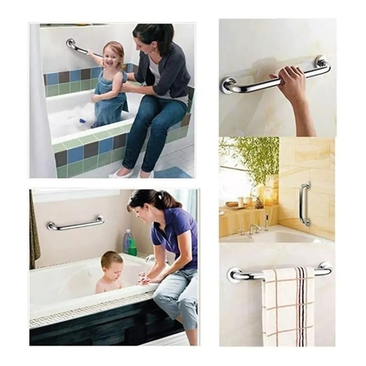 BARRA APOYO PARA BAÑO 16" CROMADA 4G42302