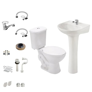 TOILET EXPRESS ANDES JUEGO BANO COMPLETO BL.