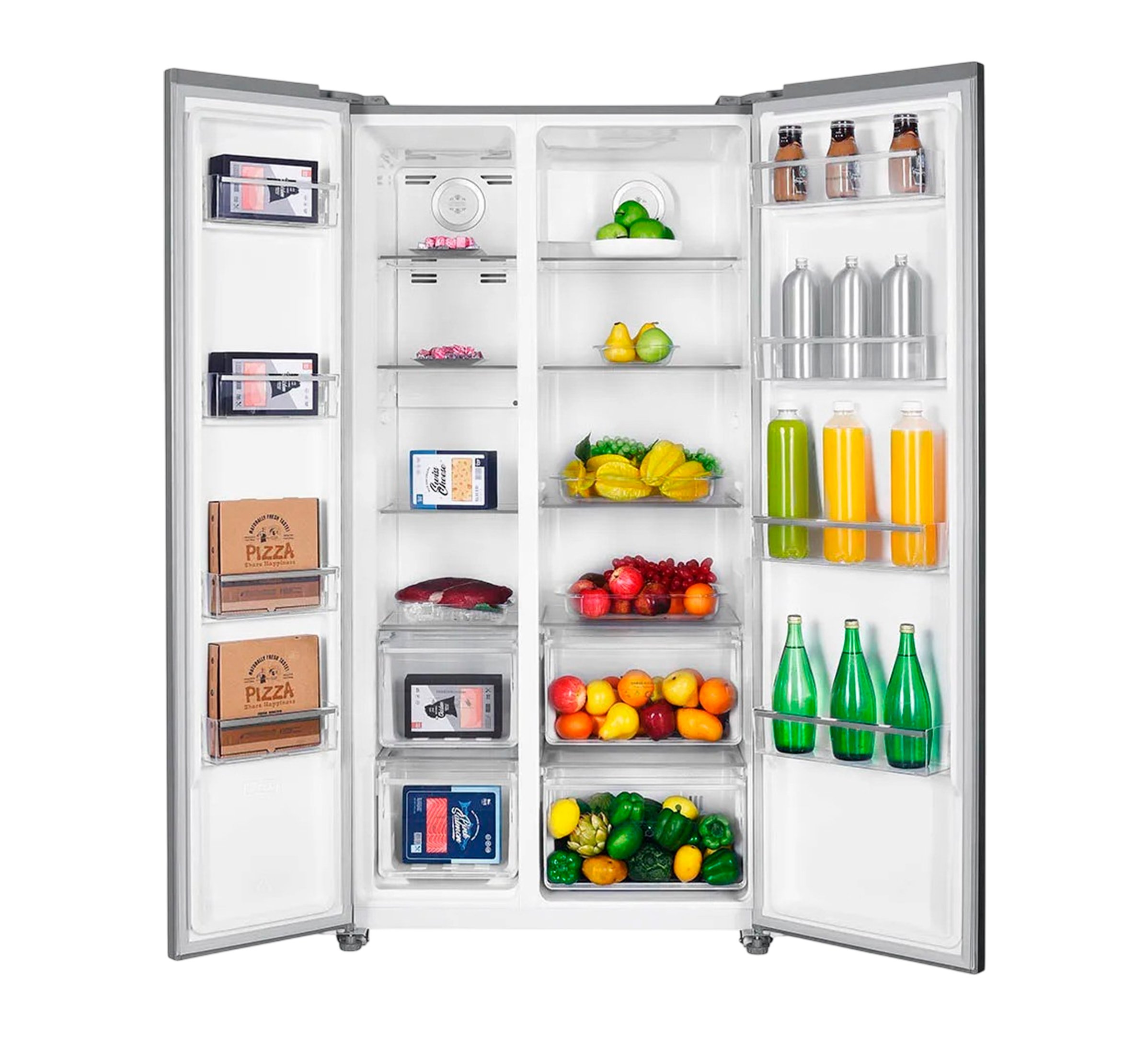 Whirlpool refrigeradora side by side 531 LT GRIS