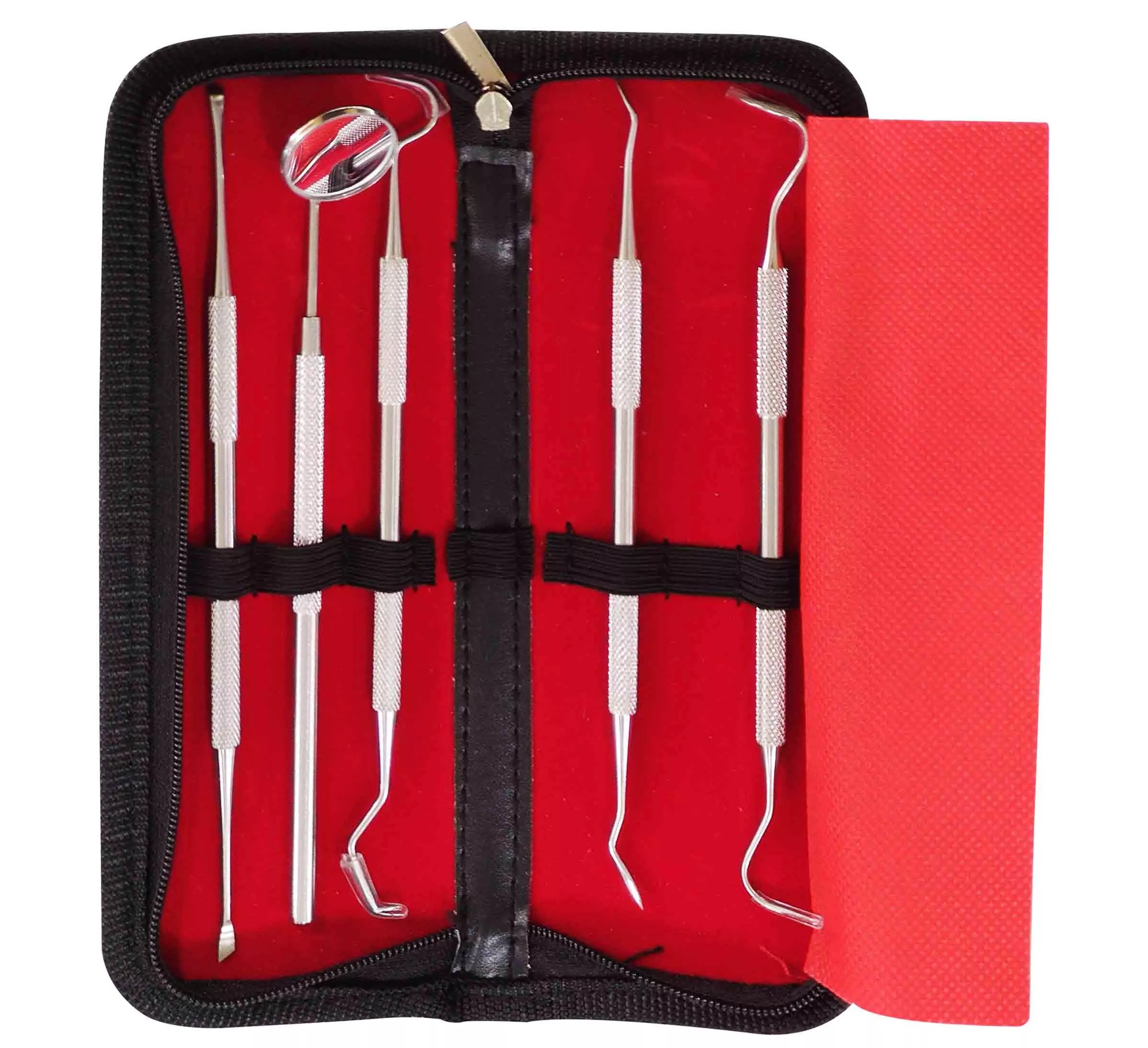 Century Medical Kit Dental Con Forro Acero Inoxidable  5 Pzs