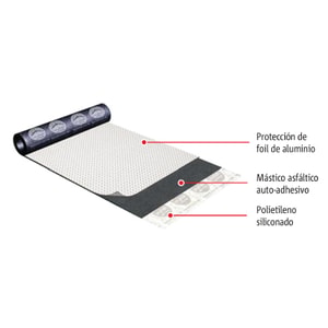 ALUMBAND 20CM X 5METROS IMPTEK
