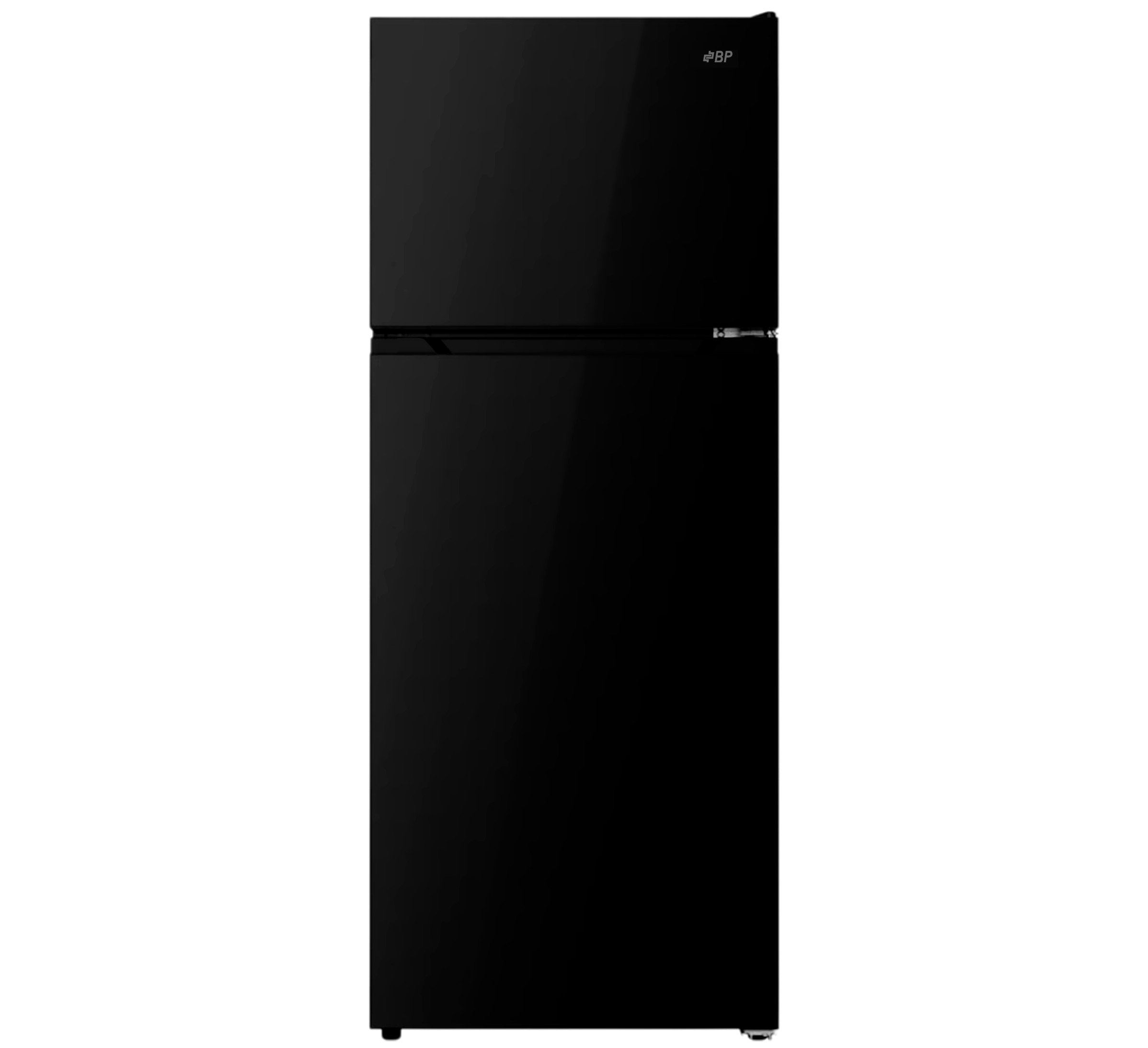 BP refrigerador top mouth iceforse crystal black glass