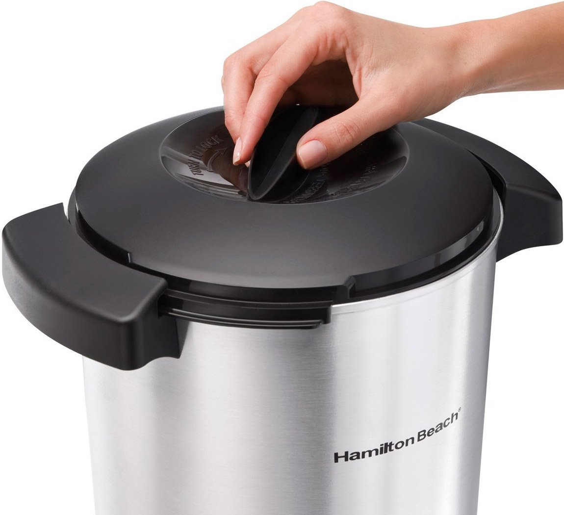 Hamilton Beach Cafetera 45 Tazas 5.6lt. Luz Indicadora