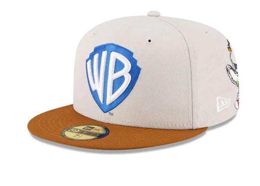 5950 NEW ERA WARNER BROTHERS SHIELD PACK CREAM