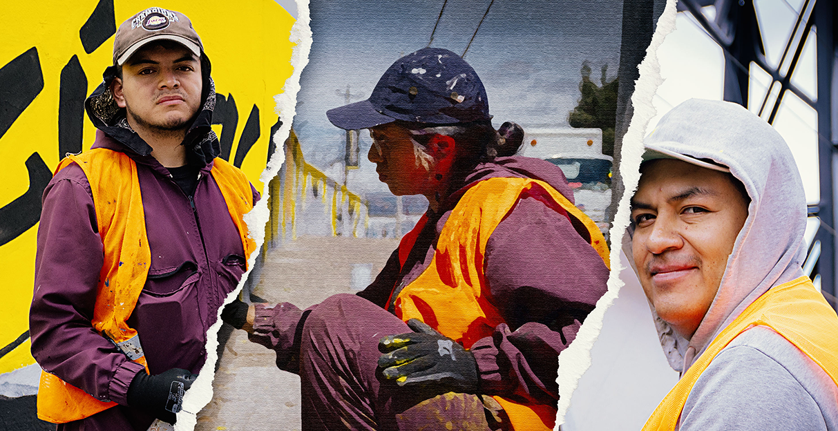La historia detrás del mural aniversario de LAARCOURIER