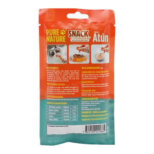 Pure Nature Snack Gato Cremoso Atun Paq*56G