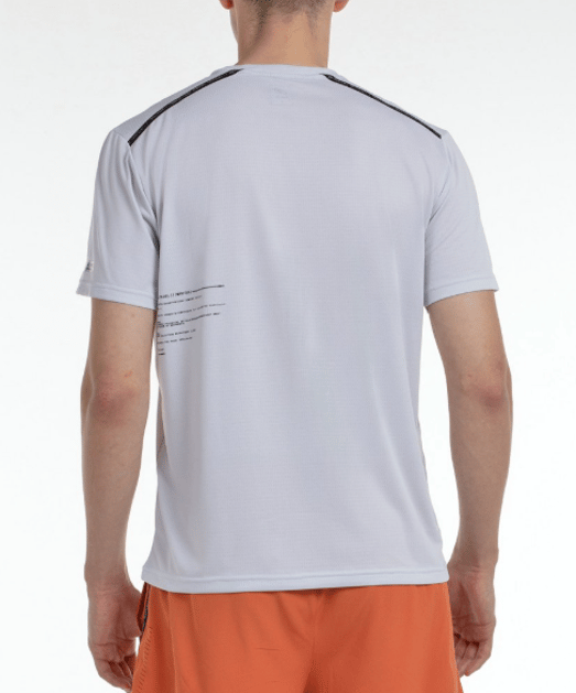 CAMISETA BULLPADEL MESIA GRIS PERLA