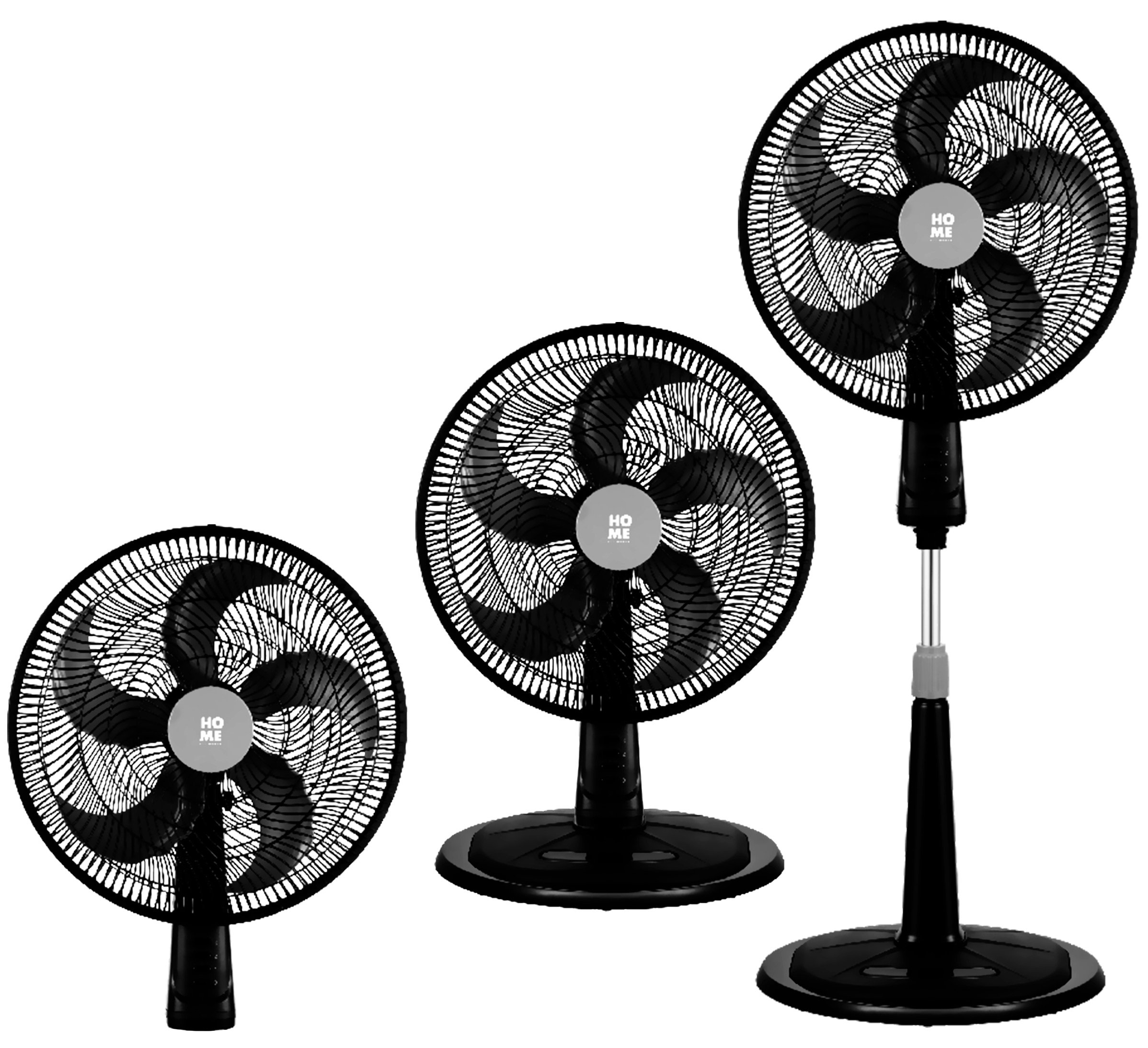 Home & Company ventilador con stand 3 en 1 18”