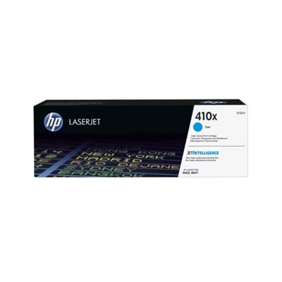 HP 410X   Alto rendimiento   cian   original   LaserJet   cartucho de toner  CF411X    para Color LaserJet Pro M452  MFP M377  MFP M477