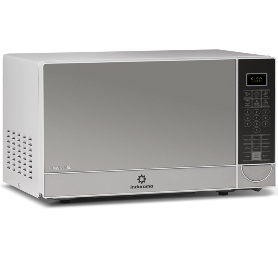 Indurama Microondas │ 20 Lt 0,7 Ft │ 700 W │ 8 Niveles │ Blanco