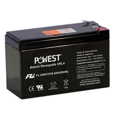 BATERIA POWEST PARA UPS 12V 9.0AH FUB-1290 REF.FL1290GS