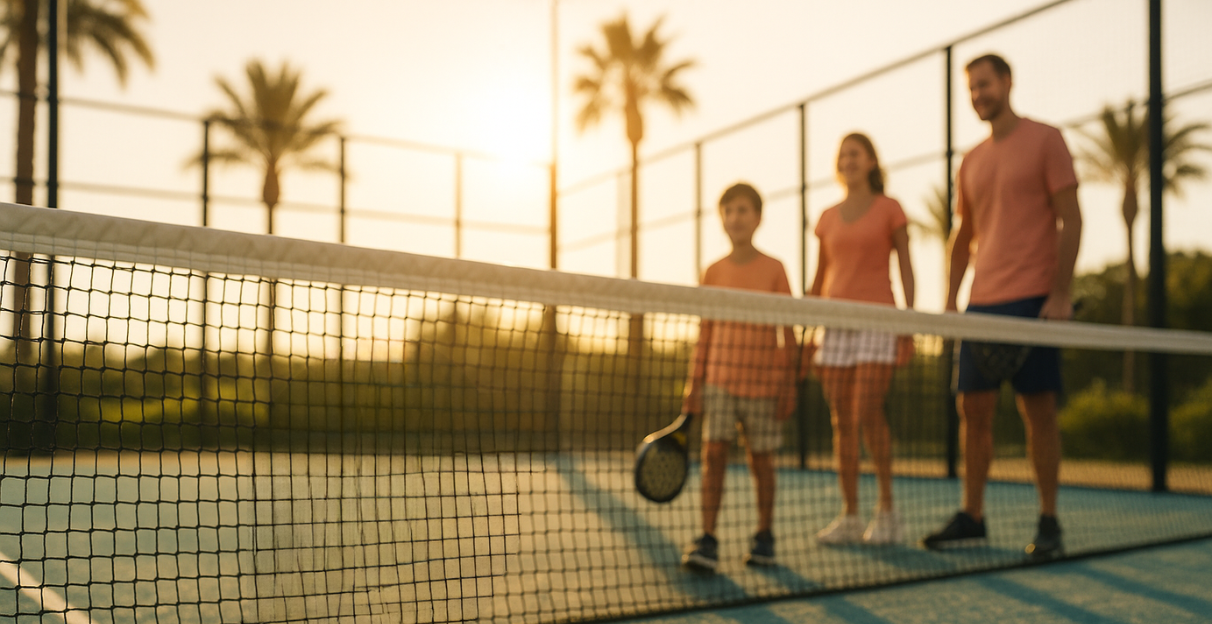 Cómo aprovechar las vacaciones con tus hijos jugando pádel: diversión saludable y unión familiar