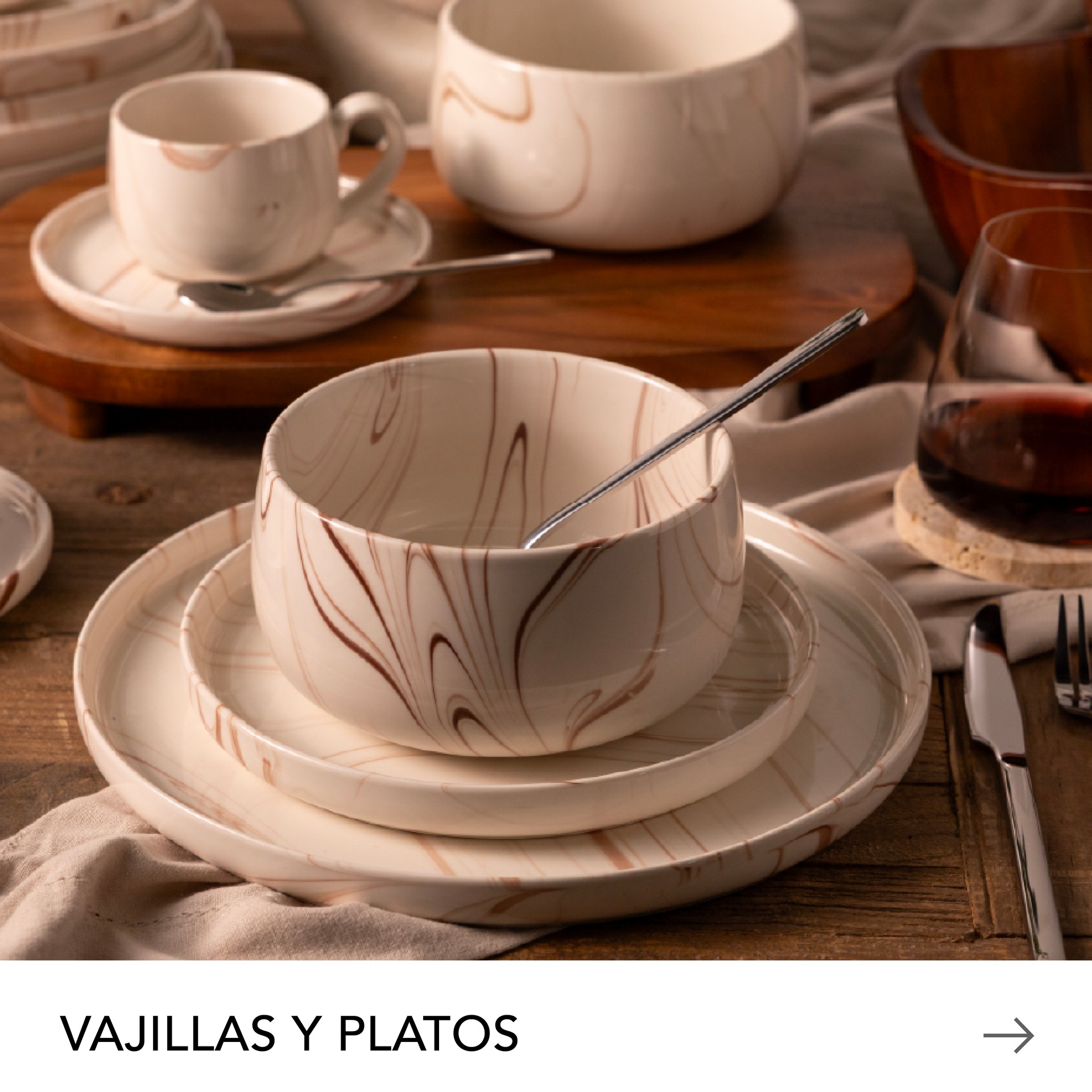 VAJILLAS Y PLATOS