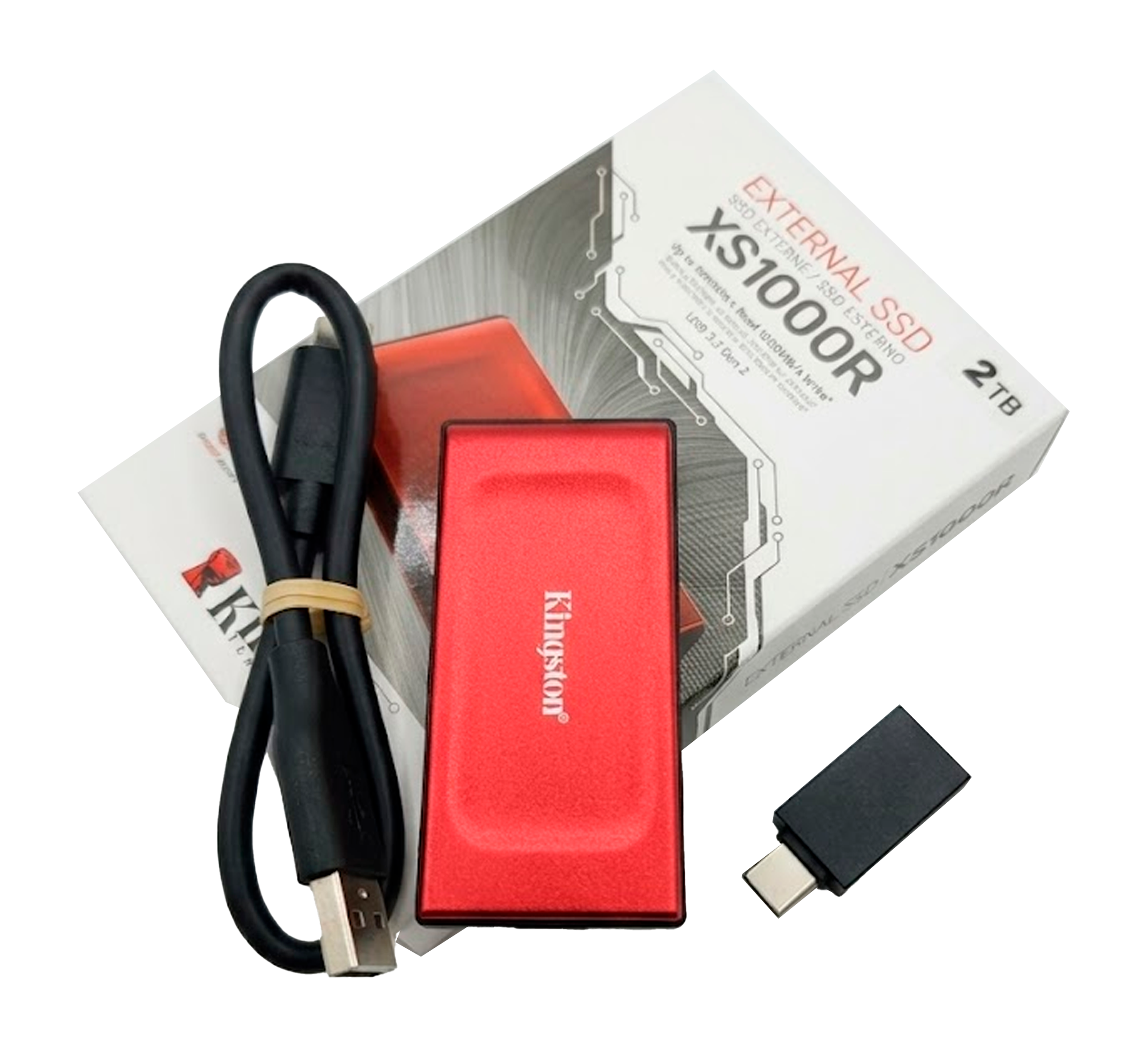 Kingston Disco Duro Externo 2TB Usb 3.2 Gen2