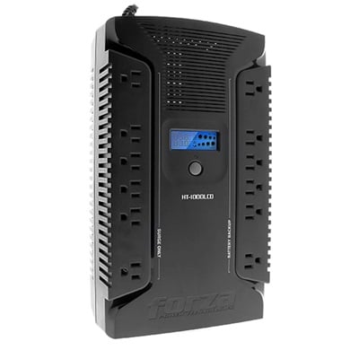 UPS FORZA INTERACTIVO 1000VA/600W HT-1000LCD 120V 12-NEMA 2-USB 50/60HZ