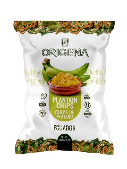 Origena – Green Plantain Chips Bags of: 60g - 80g