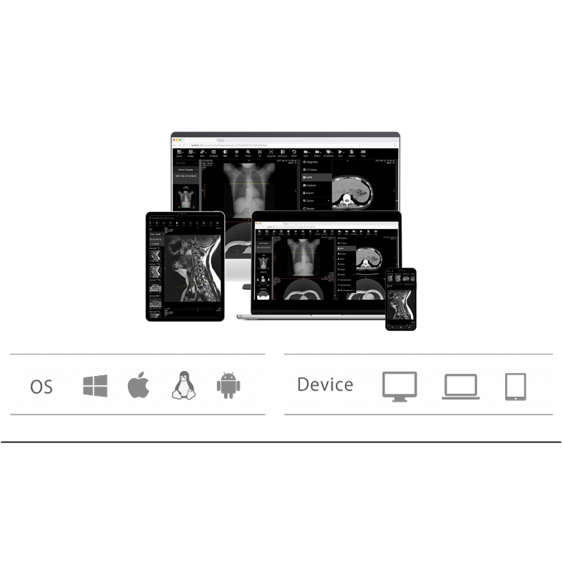 Soporta visualización y dispositivos Windows/Mac