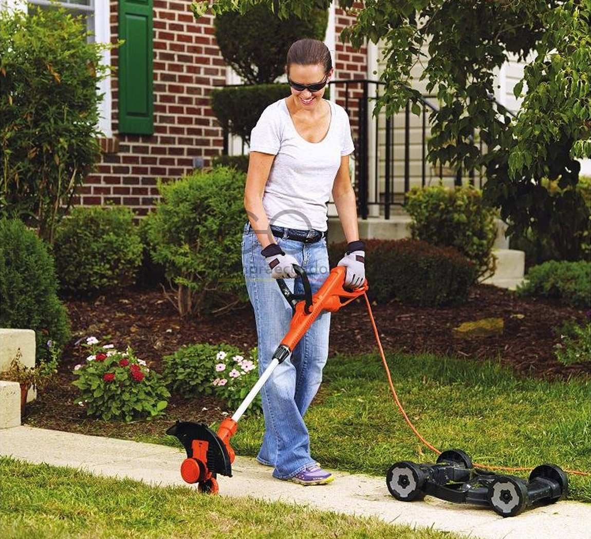 Black And Decker Cortadora Podadora Bordadora 3 En 1 6.5A