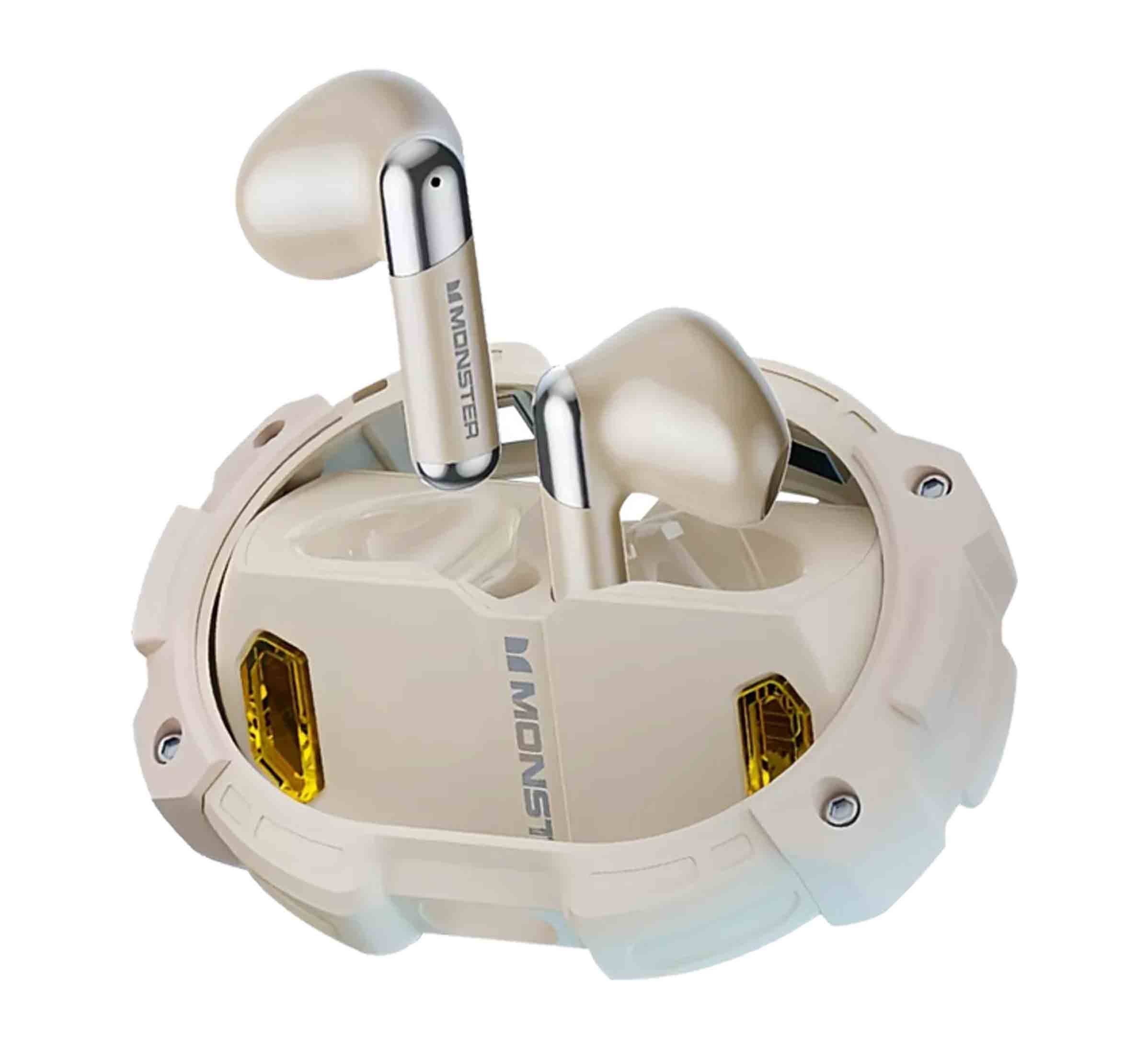 Monster  audifonos XKt10 PRO color BEIGE