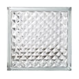 BLOQUE VIDRIO 19X19CM ROMBOS