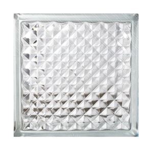 BLOQUE VIDRIO 19X19CM ROMBOS