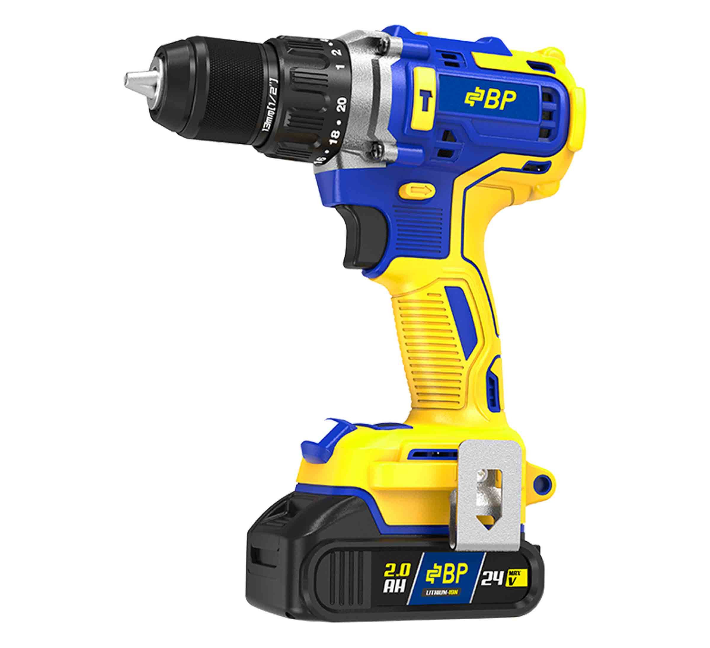 Bp taladro profesional brushless | 1/2"(13mm) | 24v | 120nm | 2.0 ah