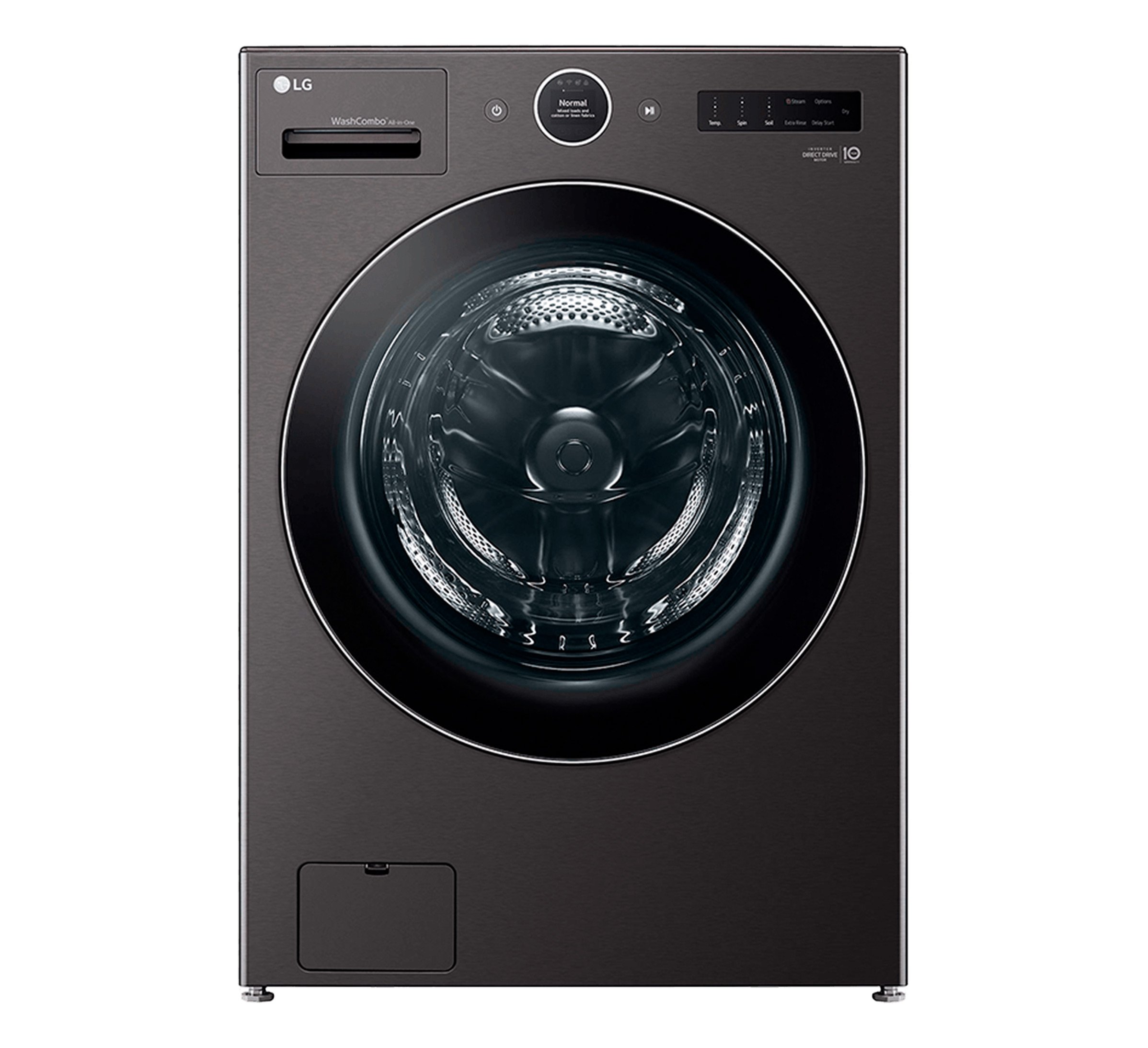 Lg Lavadora Carga Frontal 23kg Black