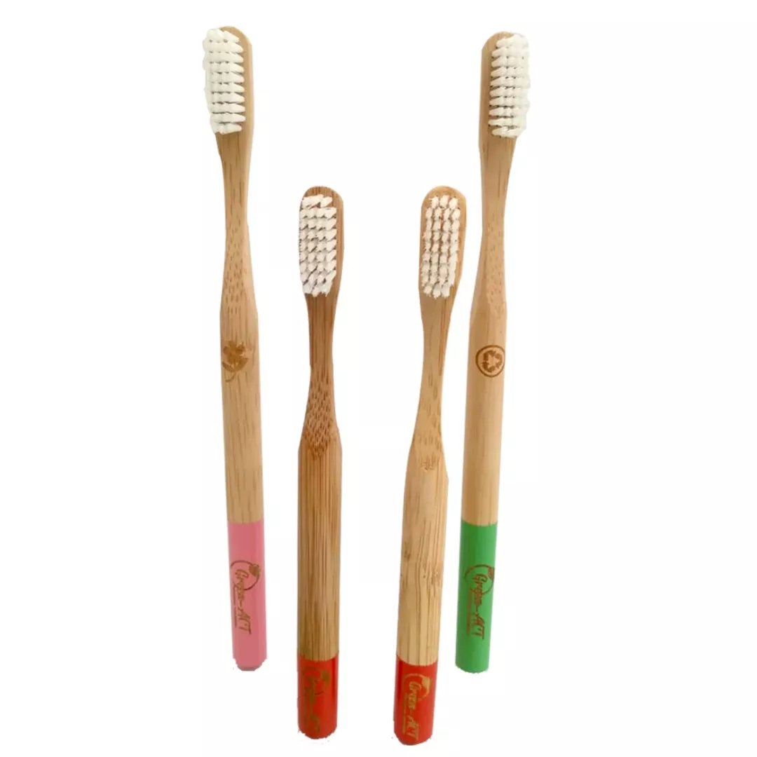 Cepillo de Dientes Green Brush  Combo Familiar 2 adultos   2 niños