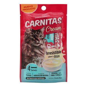 Carnitas Snack Gato Sabor Atun 4*14G