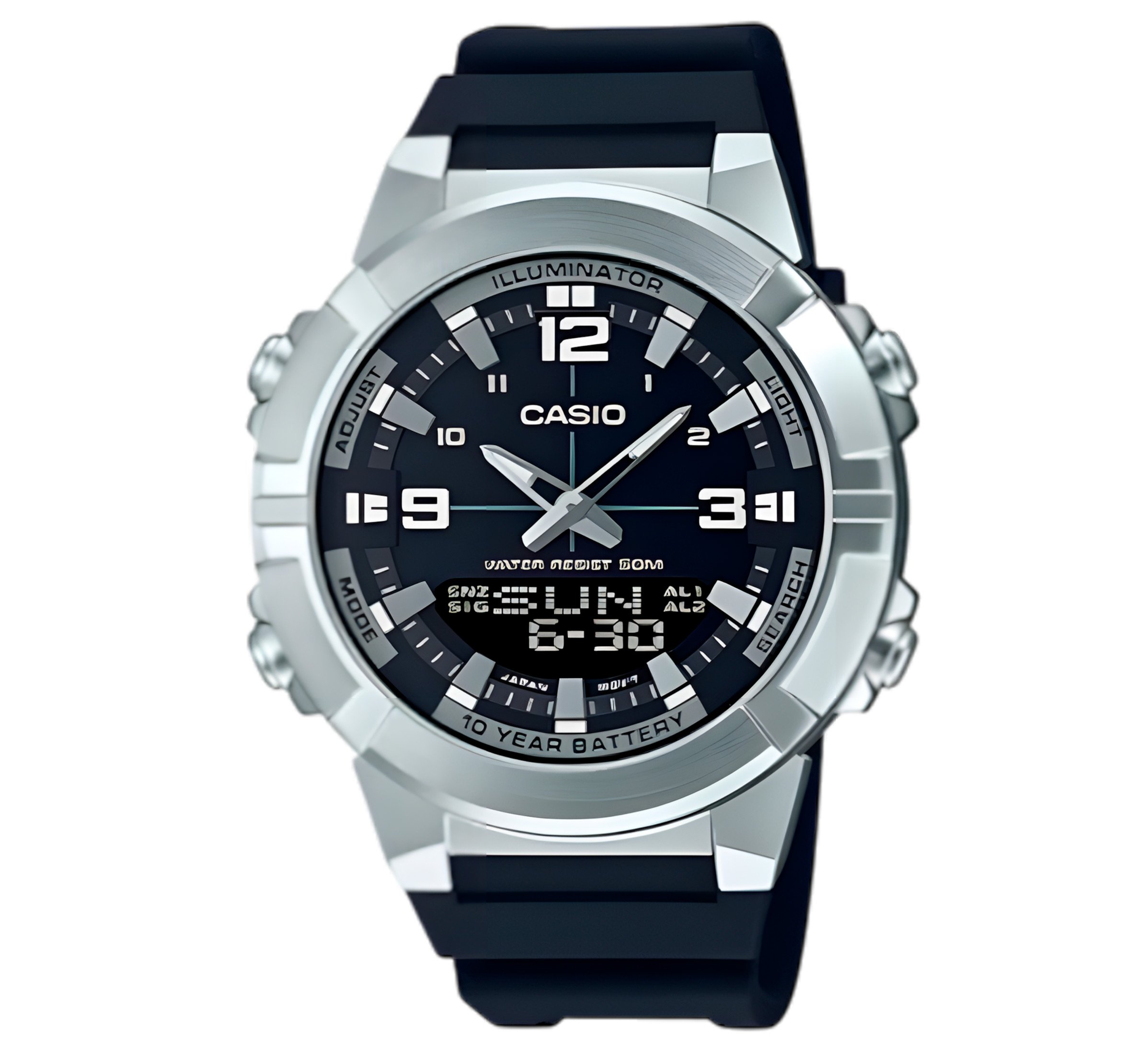 Casio Reloj Digital/Analógico Hombre Silver / Black