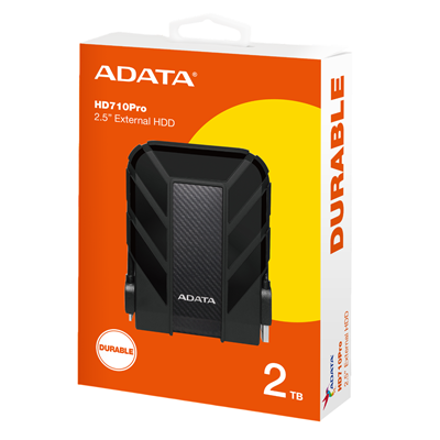 DISCO DURO EXTERNO ADATA HD710PRO ANTIGOLPES, AGUA Y POLVO 2 TERAS USB 3.1